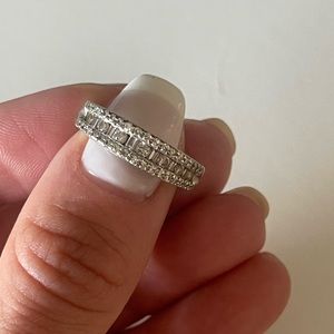 Diamond Cocktail Ring 10k White Gold